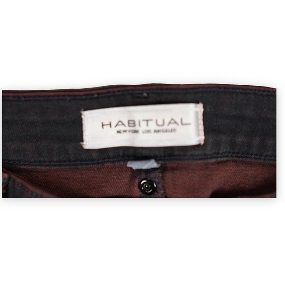 Habitual Jeans Womens 29 Cardinal Red Eve High Rise‎ Skinny Stretch Comfortable - Picture 8 of 9